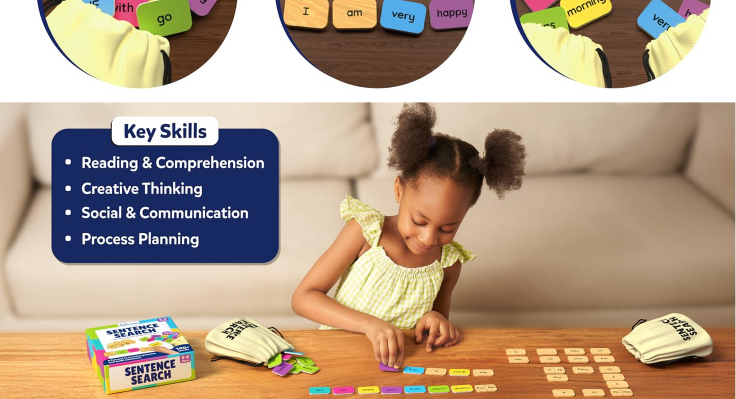 Skillmatics Learning Toys - Sentence Search, Fun Sentence Building Activity