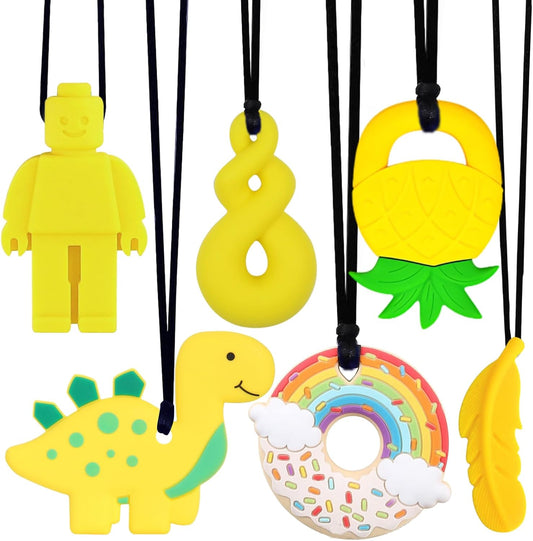 6PCS Sensory Chew Necklaces