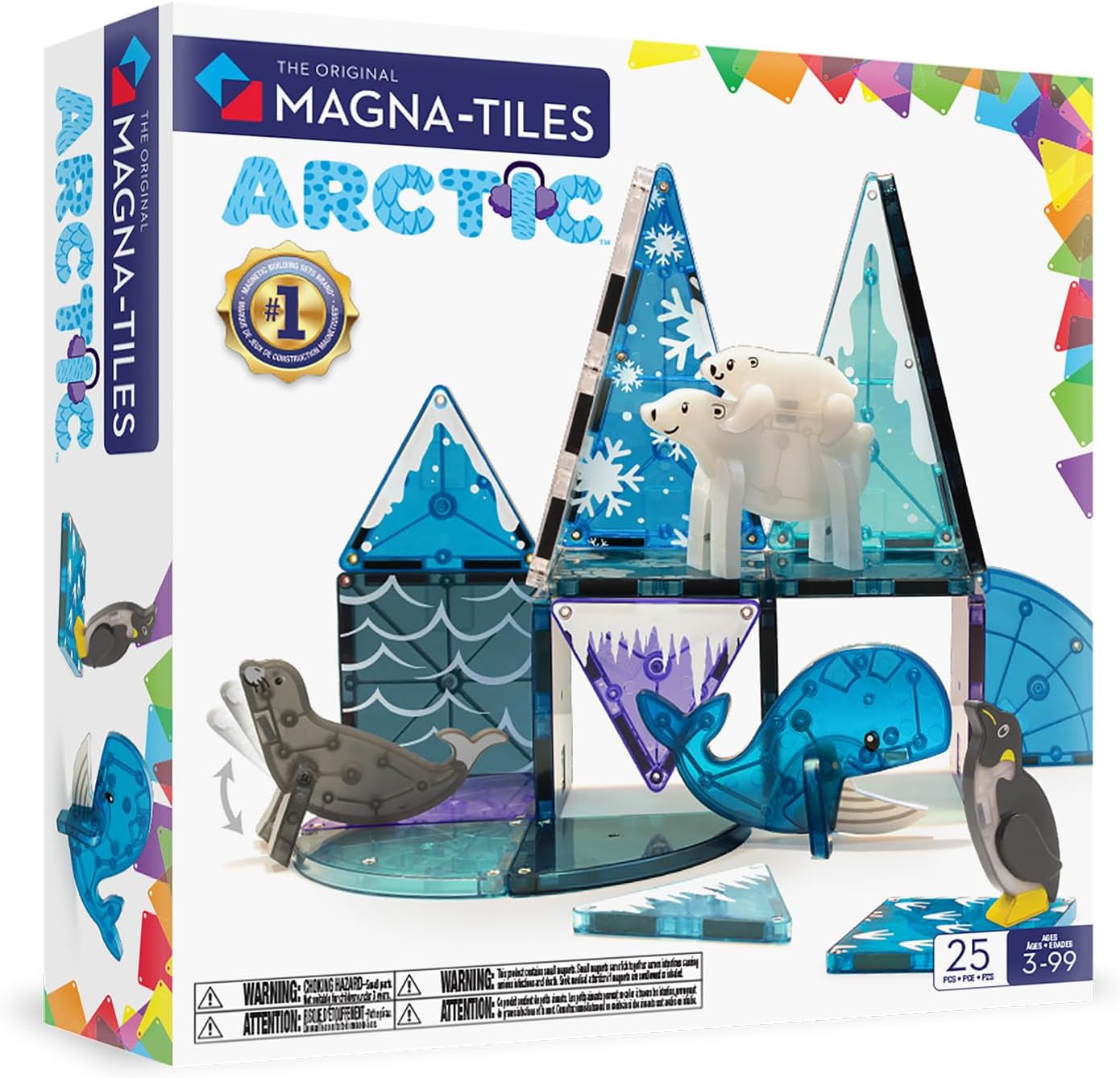 MAGNA-TILES Arctic Animals 25-Piece Set