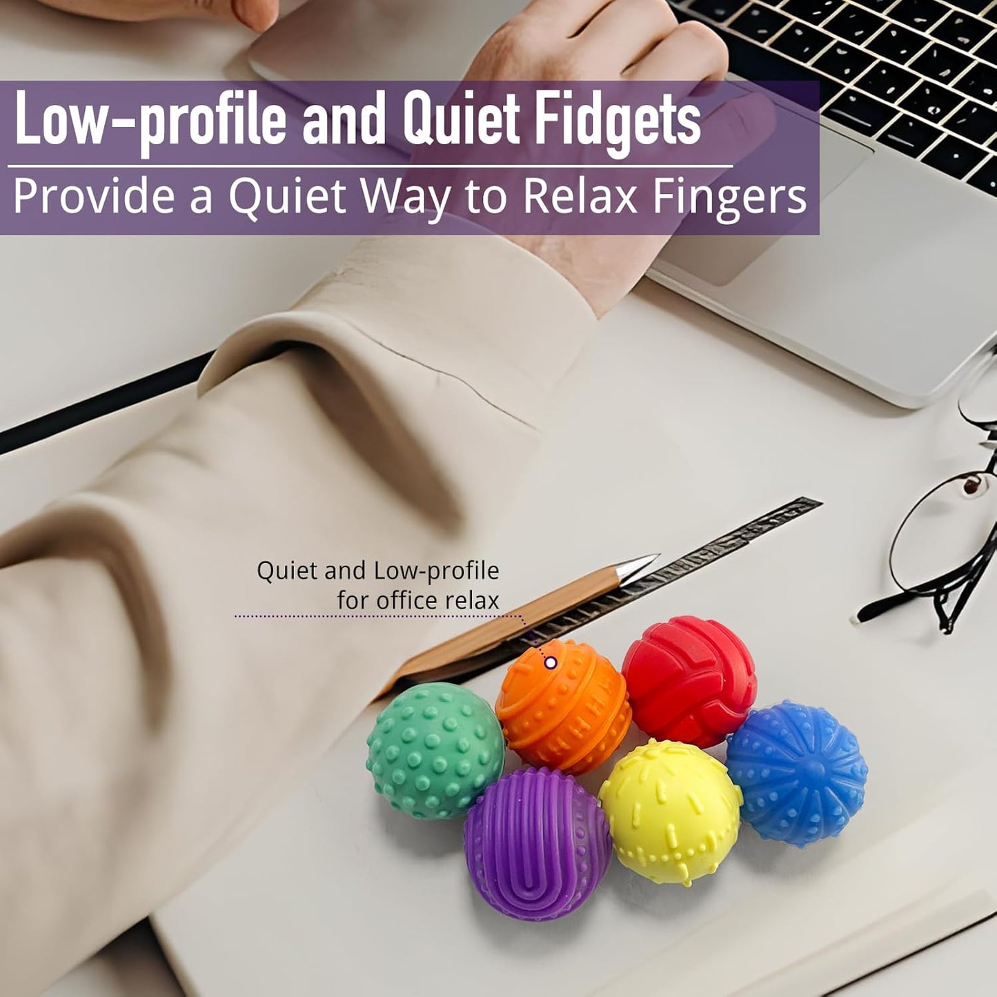 Silicone Magnetic Balls Fidget Toys for Adults & Teens