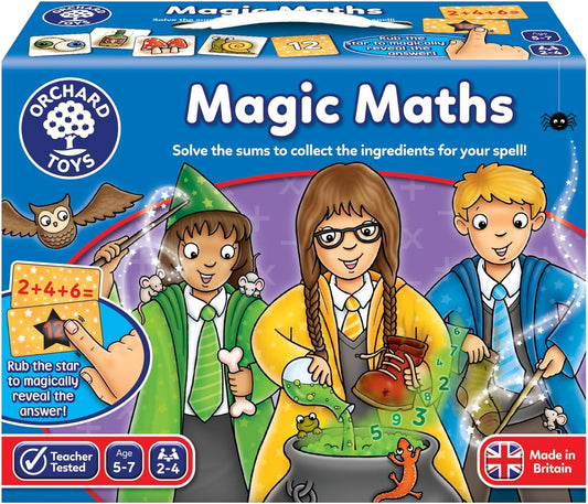 Orchard Toys Magic Maths , Magic Ink Reveals the Answer, Educational Maths Game