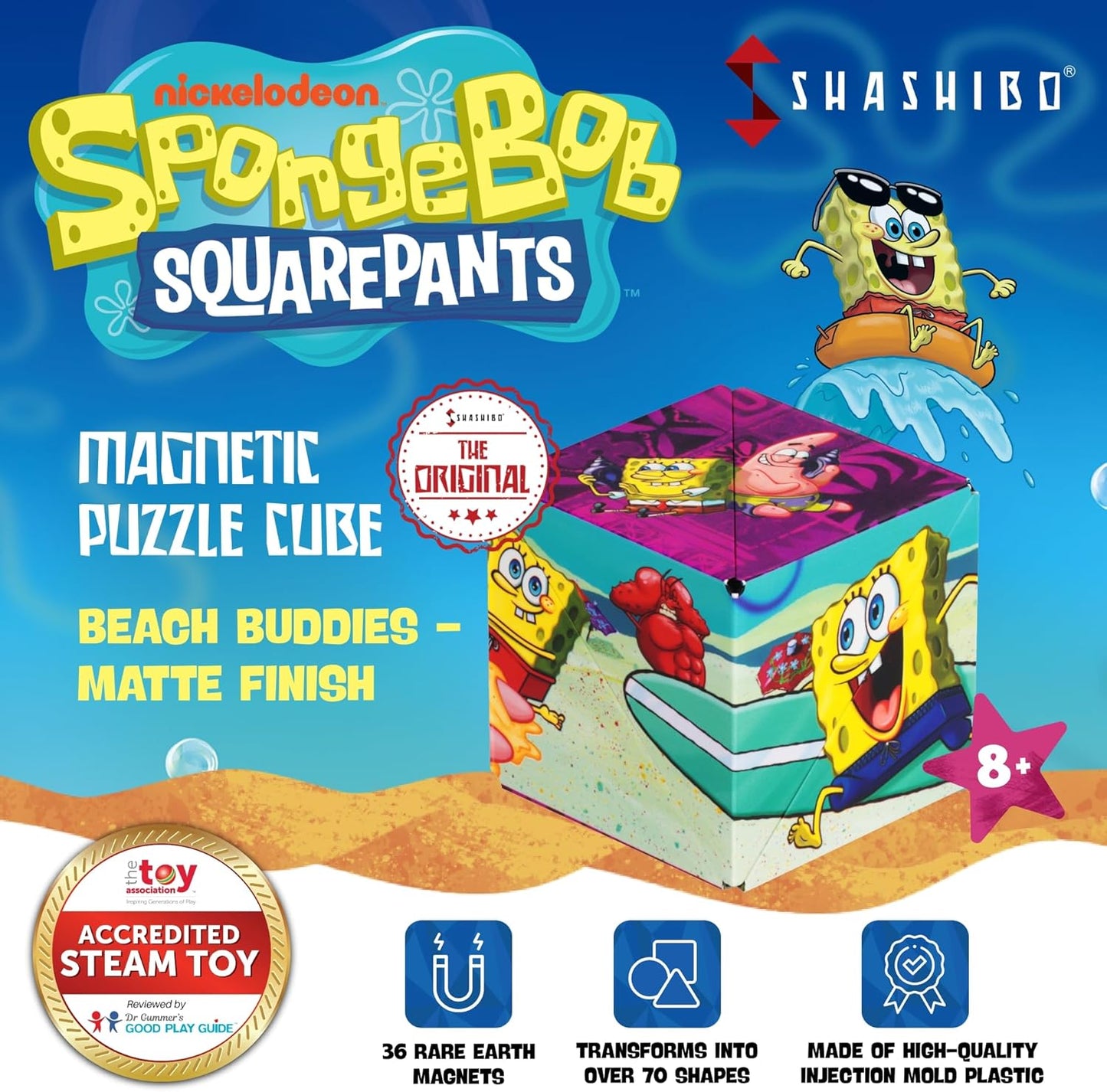 SHASHIBO Spongebob Squarepants Shape Shifting Box