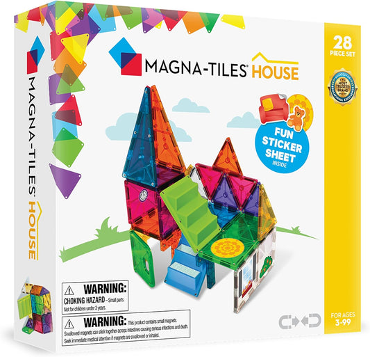 MAGNA-TILES 28-Piece House Set
