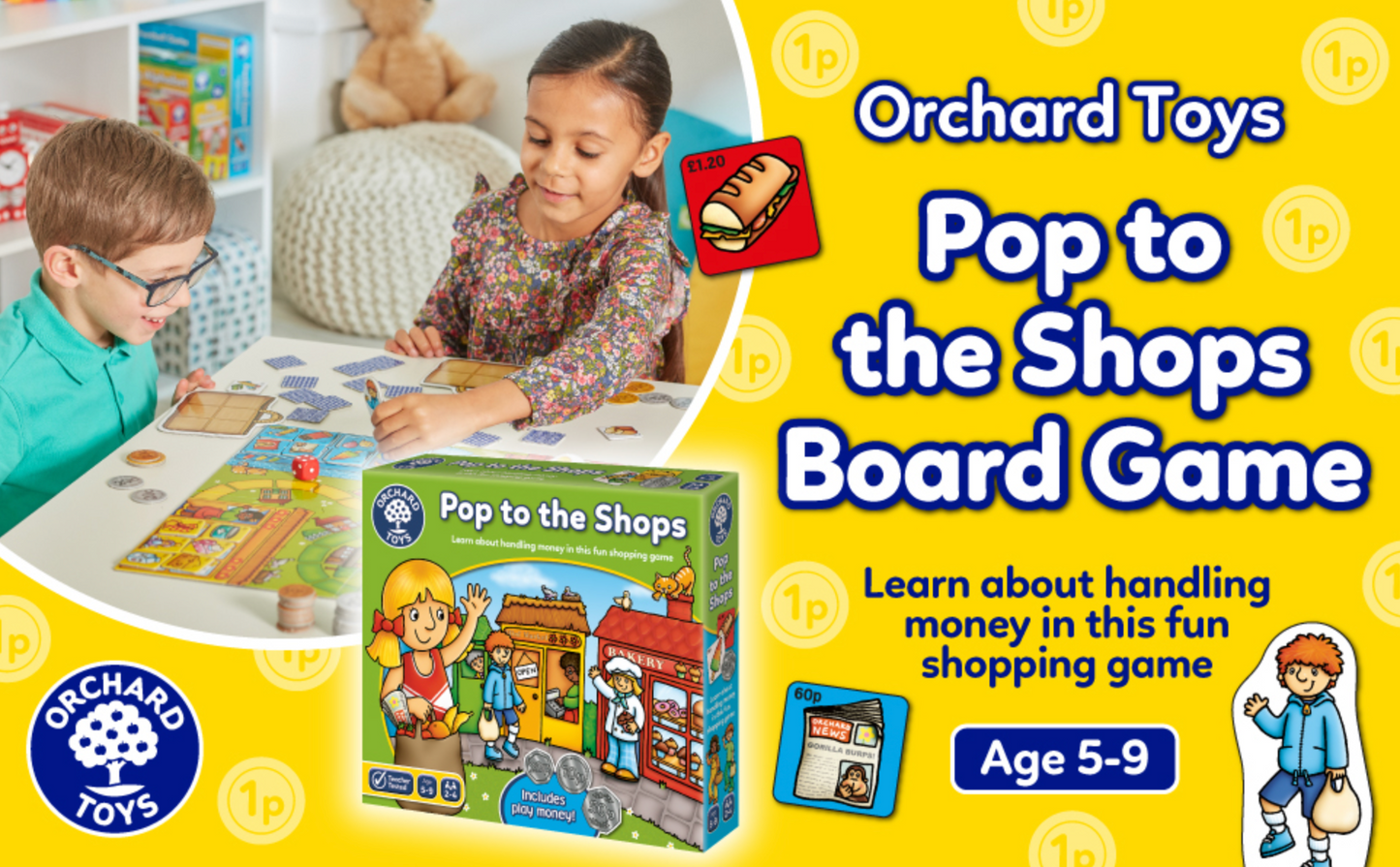 Orchard Toys Pop to the Shops Board Game