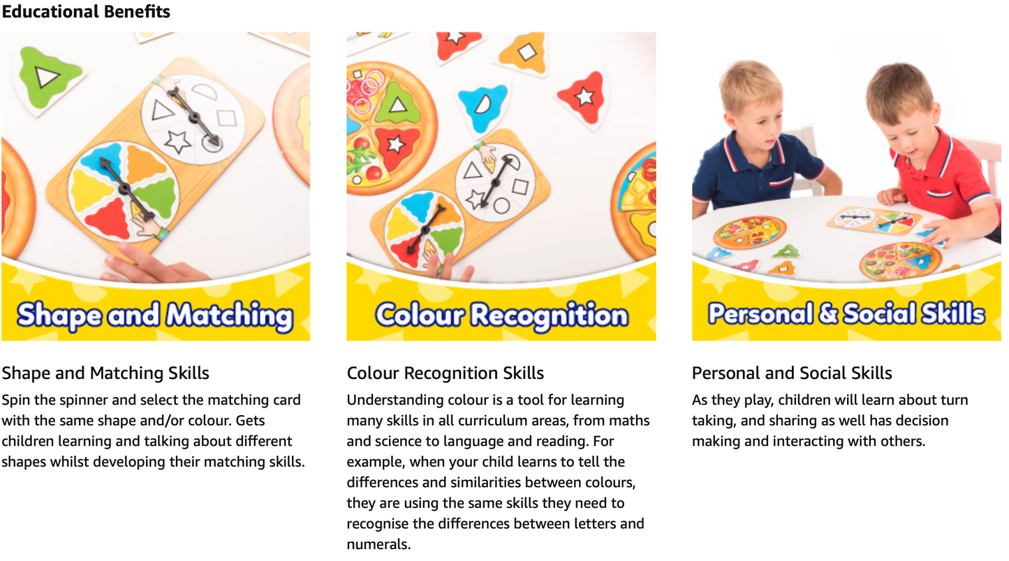 Orchard Toys Pizza, Pizza! Game, Educational Board Game