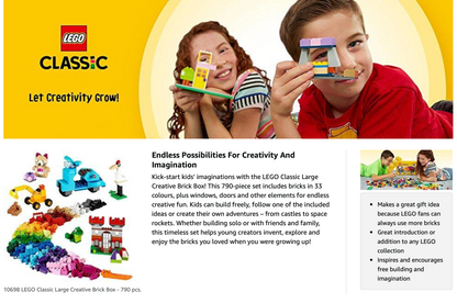 LEGO Classic Creative Bricks Box