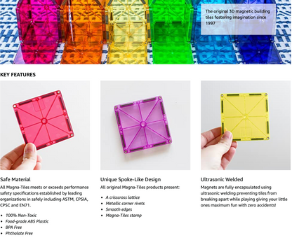 MAGNA-TILES Downhill Duo 40-Piece Set